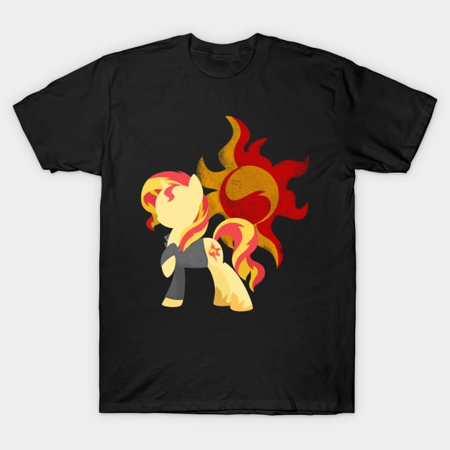 Sunset Silhouette T-Shirt by Natsu714